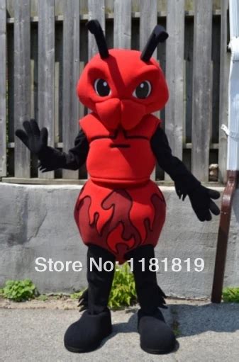 Mascot Fire Ant Mascot Costume Custom Fancy Costume Anime Cosplay Kits