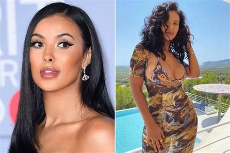 Maya Jama S Sexiest Snaps As She Turns 26 Racy Boob Spills To See