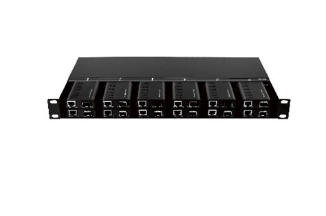 10g Fiber Media Converter Chassis 12 Slot