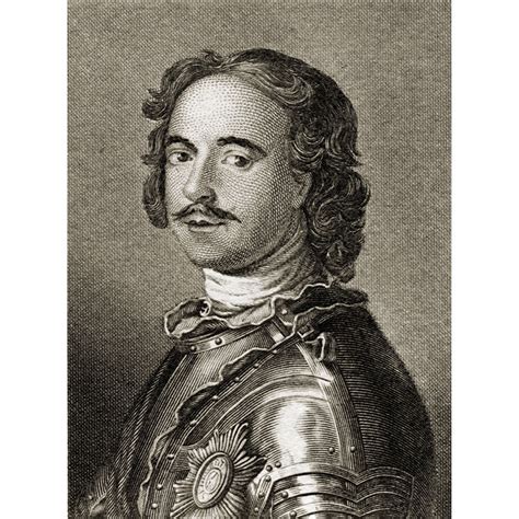 Peter the Great (1672-1725) Tsar of Russia and later the Russian Empire ...