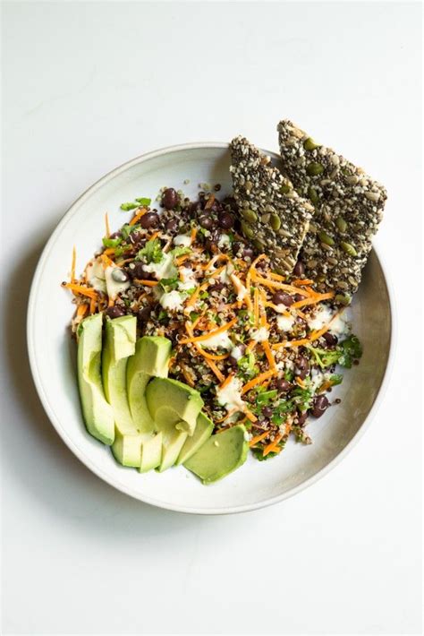 Cumin Lime Black Bean Quinoa Salad Quick Easy Oh She Glows