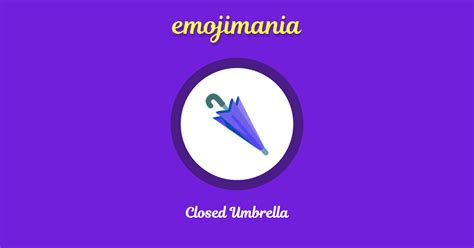 🌂 Closed Umbrella emoji Copy & Paste - Emojimania