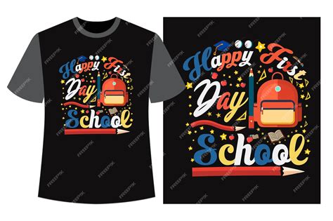 Premium Vector | Happy first day school