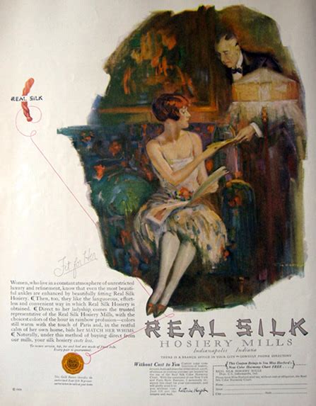 1925 Real Silk Hosiery Vintage Ad Vintage Clothing And Accessory Ads