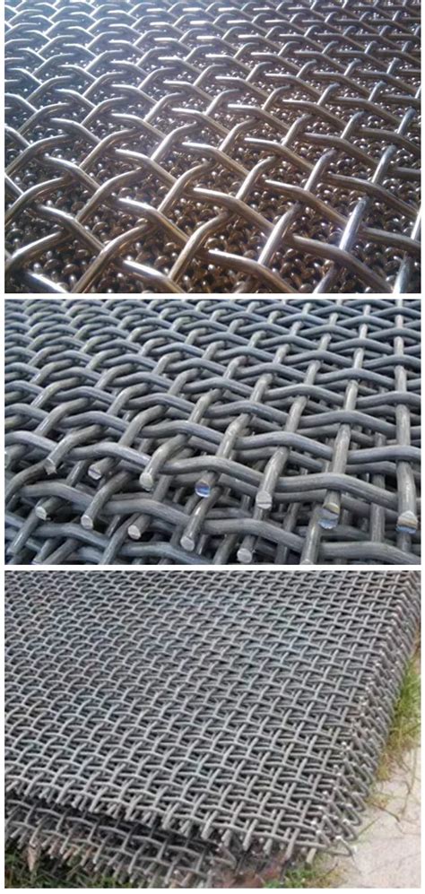 Heavy Duty Crimped Wire Mesh Stainless Steel Framed Crimped Wire Mesh