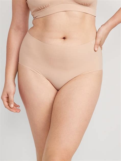 High Waisted No Show Bikini Underwear For Women Old Navy