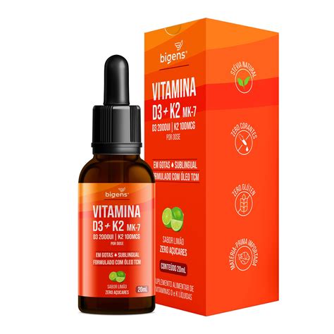 Qual A Melhor Vitamina D3 Com K2 - Vitamina D3 + K2 MK-7, em Gotas, Sublingual, D3 2000UI | K2 100mcg ...
