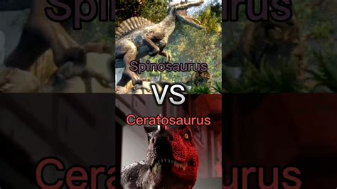 Spinosaurus Vs Ceratosaurus YouTube