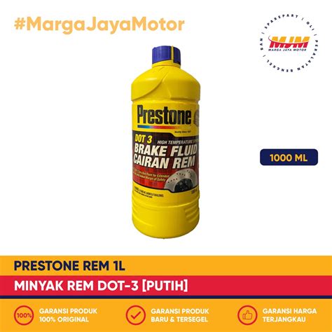 Jual Prestone Brake Fluid DOT 3 Putih 1L Minyak Rem Prestone Shopee