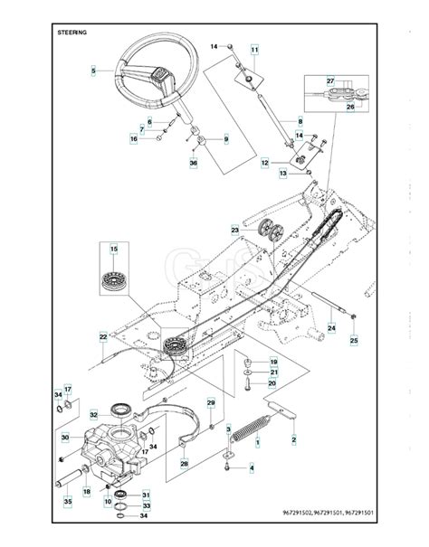 Husqvarna R 216 AWD Steering GHS