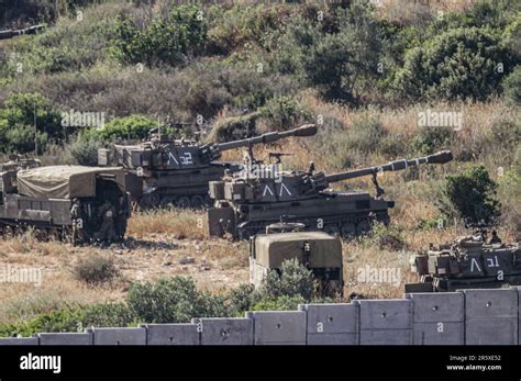 Nablus Palestine 05th June 2023 Israeli Army Forces Prepare Tanks