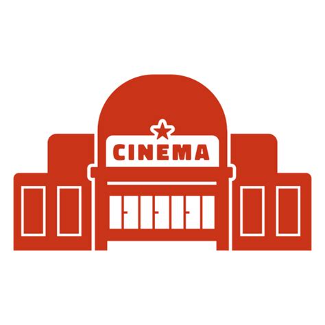 Cinema Facade Red Icon Png And Svg Design For T Shirts