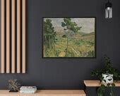 Mont Sainte victoire Series by Paul Cézanne on Matte Canvas Etsy