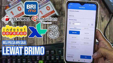 Cara Beli Pulsa Lewat BRI Mobile BRImo