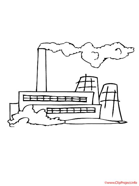 Usine Coloriage Gratuit Architecture Coloriages Gratuit Dessin