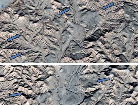 Trace Of The Cracks Detected On The Satellite Imagery Note That Some