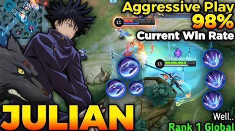 Julian Aggressive Play 98 Current Win Rate Build Top 1 Global