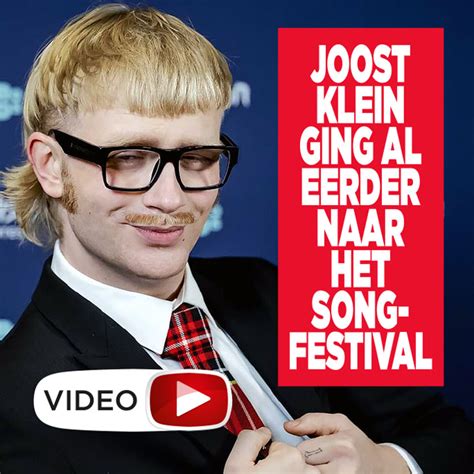 Joost Klein Ging Al Eerder Naar Het Songfestival Ditjes En Datjes