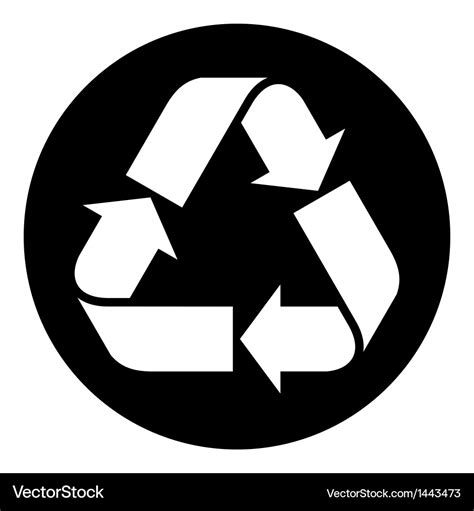 Recycled Paper Symbol Royalty Free Vector Image