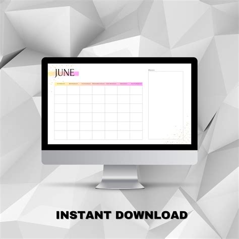 Digital Calendar Planner Instant Download PDF Planner Keynote Good ...