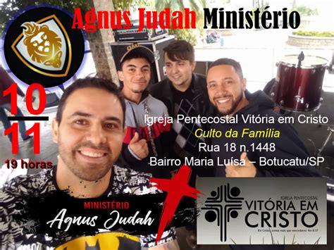 Ministério Agnus Judah Culto da Família Igreja Pentecostal Vitória