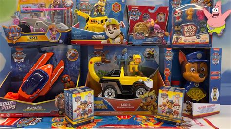 Paw Patrol Unboxing Collection Review Moto Pups Aqua Pups Cat Pack