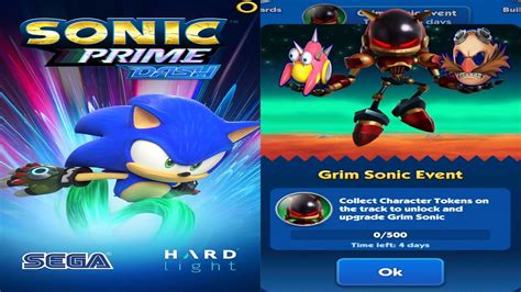 Sonic Prime Dash Grim Sonic New Event Dr Babble Boss Collect