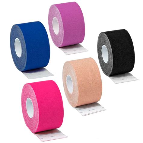 Fita Tape Bandagem Adesiva Funcional Profissional Elástica 5cm x 5mt