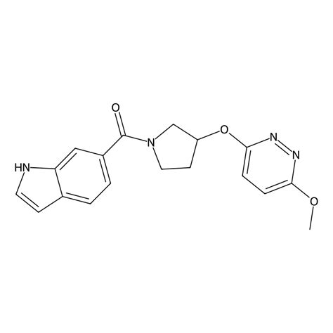 Buy 1H Indol 6 Yl 3 6 Methoxypyridazin 3 Yl Oxy Pyrrolidin 1 Yl