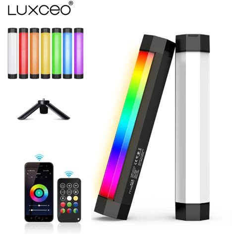 Luxceo P Photo Led Video Light Rgb Tube Lamp Photography Lighting