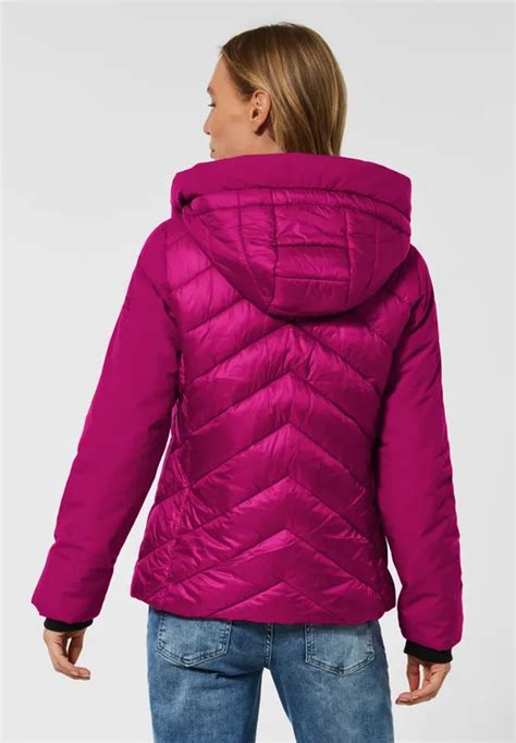 CECIL Steppjacke im Materialmix für Damen in Pink CECIL