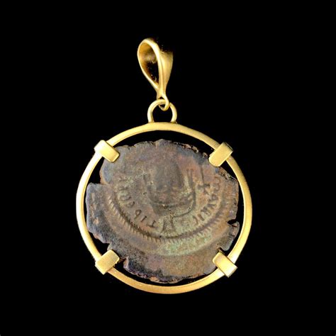 Byzantine Coin Gold Pendent