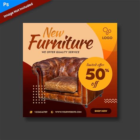 Premium Psd Furniture Sale Social Media Template