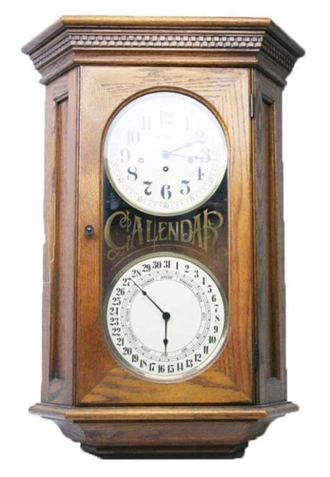 Howard Miller Calendar Clock Jul 24 2010 Manor Auctions In Fl