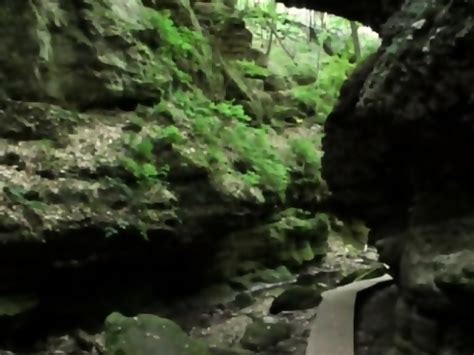 Naked Hiking At Parfreys Glen At Devils Lake
