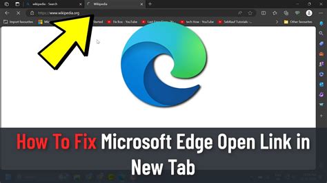 How To Fix Microsoft Edge Opening In A New Tab Or Window Fixed Youtube