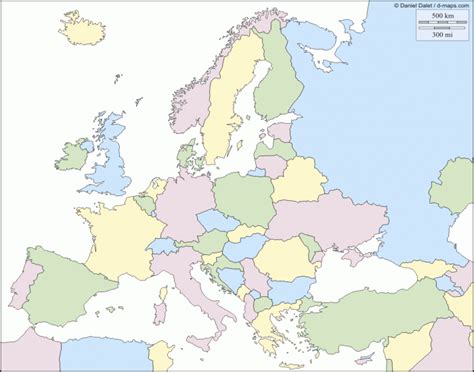 Section 2 European Countries Map Quiz