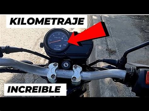 Como leer el kilometraje o velocímetro de una motocicleta YouTube