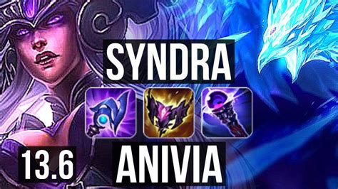 Syndra Vs Anivia Mid M Mastery Games Dominating