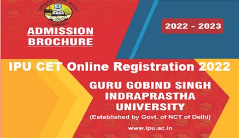 Ipu Cet Online Registration 2022 Application Form Fill Up