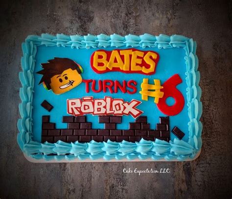 Boys Sheet Cake Roblox Roblox Birthday Cake Birthday Sheet Cakes