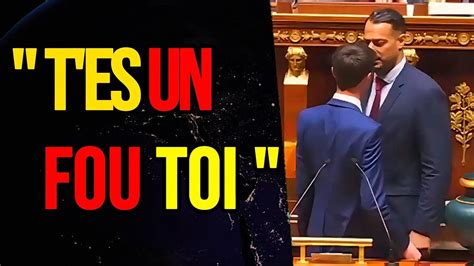 SÉBASTIEN DELOGU MET UN COUP DE PRESSION A UN DÉPUTÉ RN YouTube