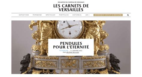 Les Carnets De Versailles Magazine Du Chateau De Versailles Culture