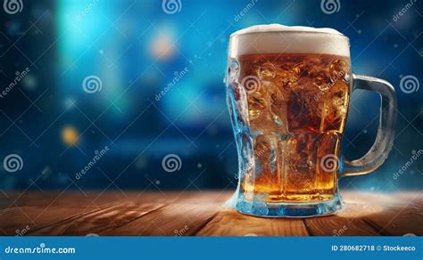 Free K Uhd Beer Image With Ice Glass And Heavy Texture Stock