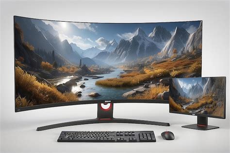 Premium Photo Showcase Your Designs On A Curved Gaming Monitor For An Immersive Experience