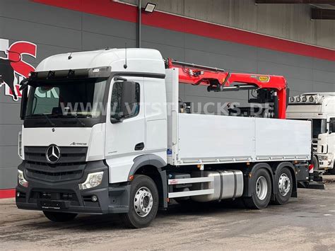 Sat L K Mercedes Benz Actros Mp X Pritsche Palfinger Ladekran