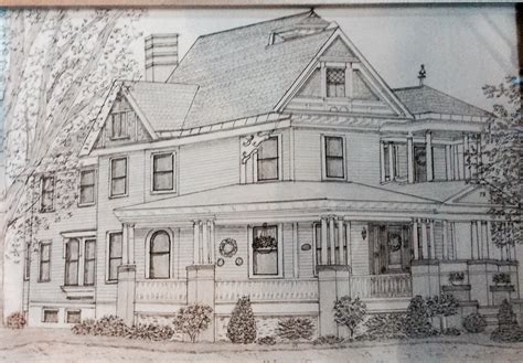 Victorian Mansion Drawing