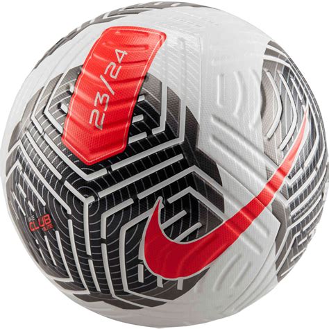 Nike Pro Soccer Ball - White & Black with Bright Crimson - Soccer Master