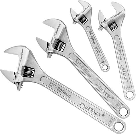 HORUSDY 4 Piece Adjustable Wrench Set CR V Steel India Ubuy