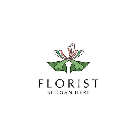 Florist Logo Icon Vector Image 12874665 Vector Art At Vecteezy